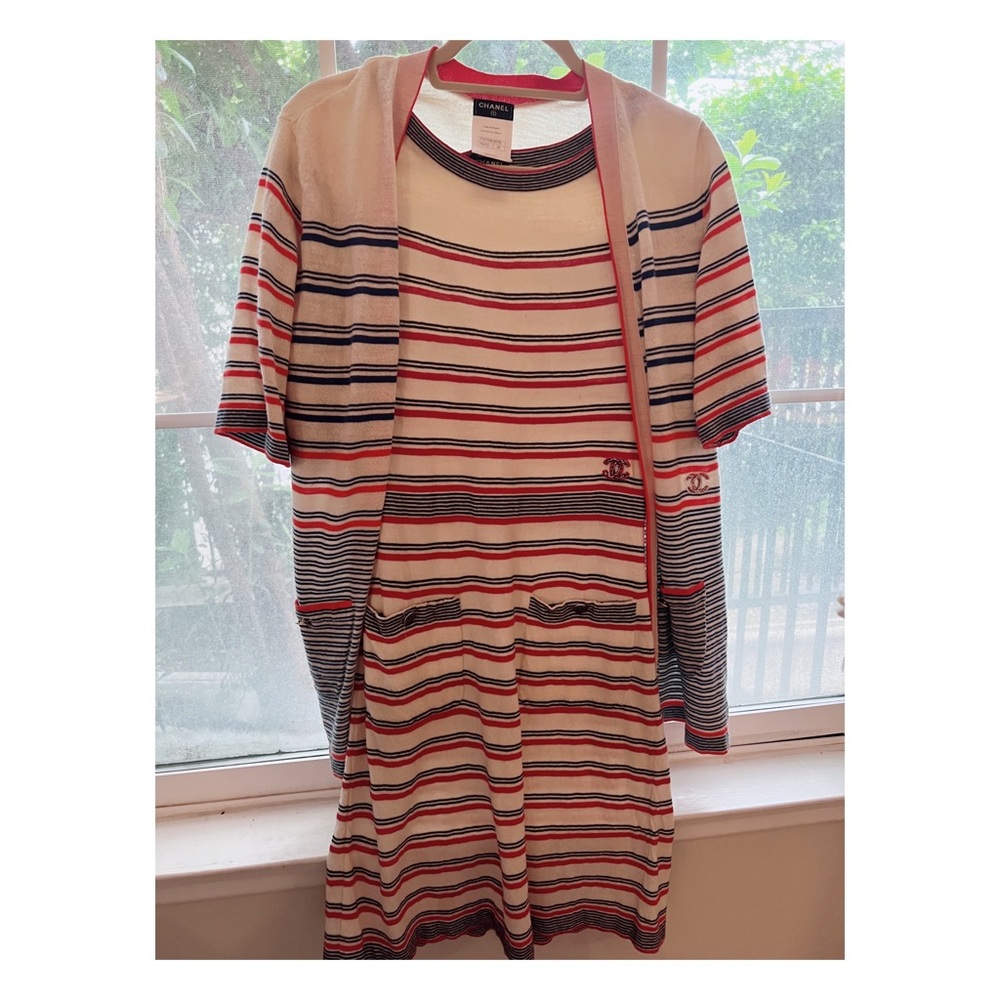 Chanel dress and cardigan set